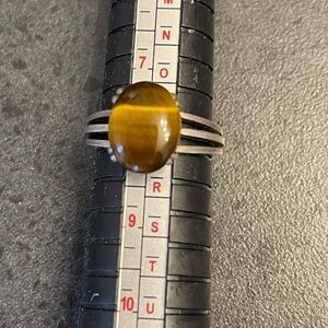 Gorgeous sterling silver Tiger’s Eye Ring
